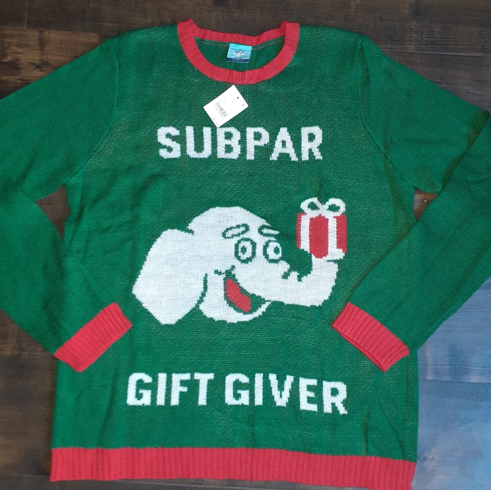 🆕️Holiday/ Christmas Sweater " Subpar Gift Giver"